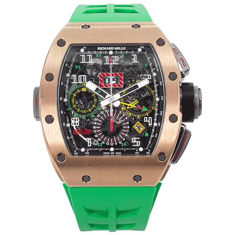 green richard mille|richard mille watch prices.